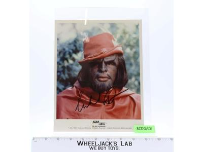 Commander Worf Star Trek Next Generation Michael Dorn AUTOGRAPHED Picture 8 x 10
