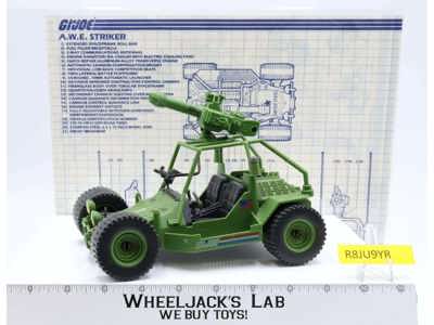 A.W.E. Striker G.I. Joe 1985 Hasbro Vintage Action Figure Vehicle