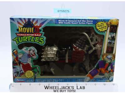 Evil War Horse W/ Castle Guard Movie III TMNT 1992 Playmates Figure Vehicle