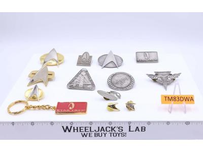 Lot of 13 Enamel Pins Star Trek 1990's