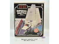 Imperial Shuttle W Box 100% Complete Star Wars 1984 Kenner Action Figure Vehicle