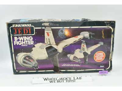 B-Wing Fighter W/Box Star Wars 1983 Vintage Kenner Action Figure Vehicle