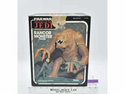 Rancor Monster 100% Complete W/Box Star Wars ROTJ 1984 Kenner Action Figure