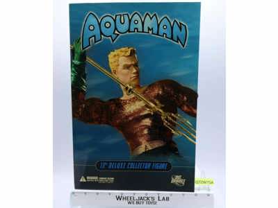Aquaman 13" Deluxe Collector Figure 2006 DC Direct Action Figure NEW MISB SEALED