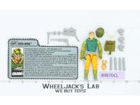 Capt. Grid-Iron V1 100% Complete 1990 GI Joe ARAH Hasbro Vintage Action Figure