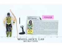 Croc Master V1 G.I. Joe 1987 Hasbro Vintage Action Figure