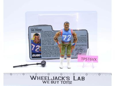 The Fridge V1 RED CARDBACK 100% Complete G.I. Joe 1986 Hasbro Vintage Figure
