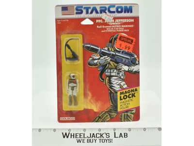 PFC. John Jefferson Cowboy Starcom 1986 Coleco NEW MOSC Vintage Action Figure