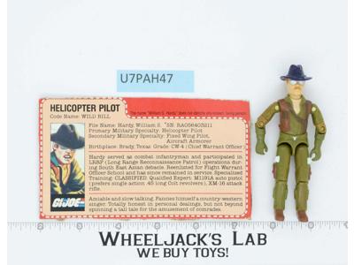 Wild Bill V1 100% Complete G.I. Joe 1983 Hasbro Vintage Action Figure