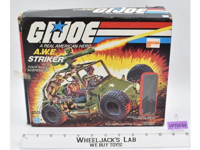A.W.E. Striker & Crankcase Complete W/ Box G.I. Joe 1985 Hasbro Vintage Vehicle