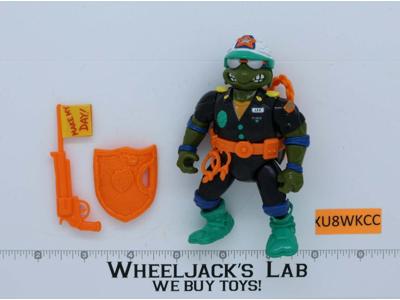 Make My Day Leo 100% Complete Teenage Mutant Ninja Turtle 1991 Vintage Playmates