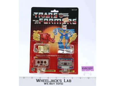 Ramhorn & Eject 100% Complete W/CARDBACK & BUBBLE G1 Transformers