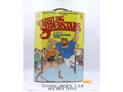 Wrestling Superstars Jumbo Collector's Case WWF Wresting 1986 Titan Sports