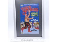 George The Animal Steele 12X7.5 Original Poster 1985 WWF LJN Wrestling Vintage