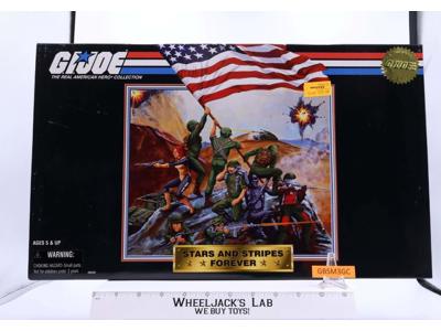 Stars and Stripes Forever GI Joe 1997 Hasbro Action Figure Set NEW MISB SEALED