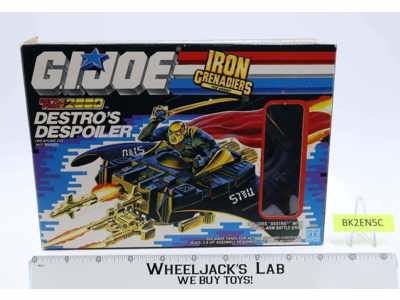 Destro's Despoiler 100% Complete W/Box GI Joe 1987 Vintage Action Figure Vehicle