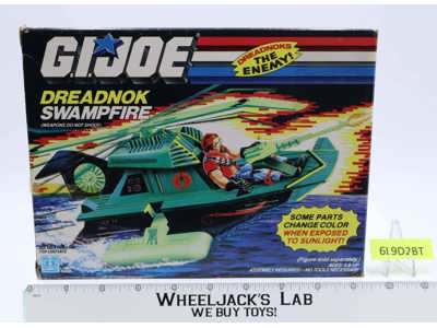 Dreadnok Swampfire 100% Complete W/Box GI Joe 1986 Hasbro Action Figure Vehicle