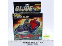 Cobra Hydro-Sled 100% Complete W/Box GI Joe 1986 Hasbro Action Figure Vehicle