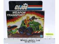 Weapon Transport 100% Complete W/Box GI Joe 1985 Hasbro Action Figure Vehicle