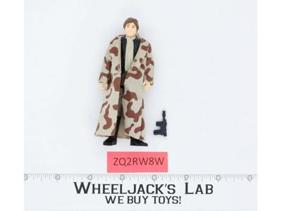 Han Solo Trench Coat 100% Complete Star Wars ROTJ 1983 Vintage Kenner NO REPRO
