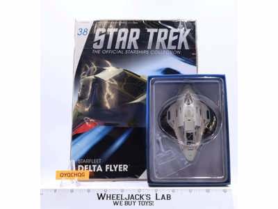 Starfleet Delta Flyer Star Trek Eaglemoss W/ Magazine Issue #38