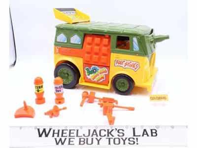 Party Wagon 100% Complete Teenage Mutant Ninja Turtles TMNT 1989 Playmates
