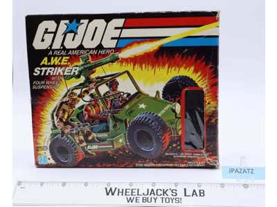 A.W.E. Striker G.I. Joe 1985 Hasbro EMPTY BOX ONLY