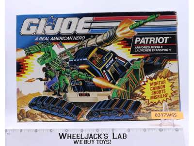 Patriot 100% Complete W/Box GI Joe 1991 Hasbro Vintage Action Figure Vehicle