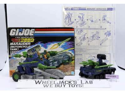 Marauder 100% Complete W/Box GI Joe 1987 Hasbro Vintage Action Figure Vehicle