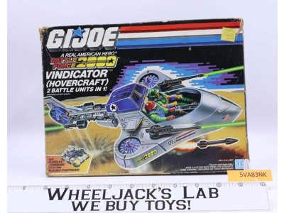 Vindicator 100% Complete W/Box GI Joe 1987 Hasbro Vintage Action Figure Vehicle