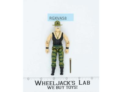 Sgt. Slaughter V2 100% Complete G.I. Joe 1986 Hasbro Vintage Action Figure