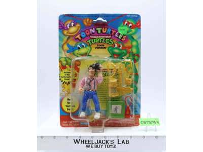 Toon Vernon Teenage Mutant Ninja Turtles TMNT 1992 Playmates NEW MOSC SEALED
