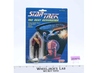 Lieutenant Worf Star Trek The Next Generation MOSC Galoob 1988 Vintage Figure
