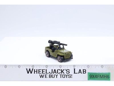 U.S. Army Olive Green Gun Slinger 1970 1976 Hot Wheels Mattel Redline Vtg RL HK