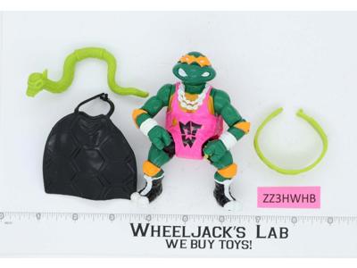 Shell Slammin' Mike 100% Complete Teenage Mutant Ninja Turtle 1991 Playmates