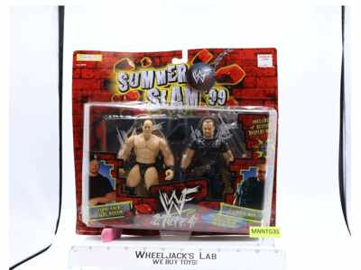 Steve Austin & Big Boss Man 2 Tuff 4 WWF 1999 Jakks Pacific NEW SEALED