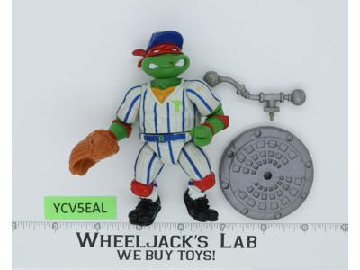 Grand Slammin' Raph Teenage Mutant Ninja Turtle TMNT 1991 Playmates Figure