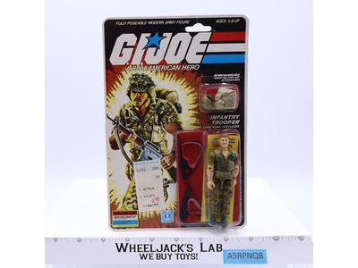 Footloose 34-Back GI Joe 1985 Hasbro Vintage Action Figure NEW MOSC SEALED