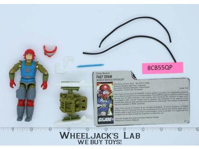 Fast Draw V1 100% Complete G.I. Joe 1987 Hasbro Vintage Action Figure