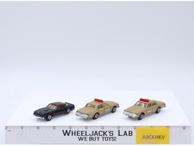 ERTL LOT of 3 Smokey & Bandit Pontiac Bonneville SHERIFF Trans Am Turbo FIREBIRD