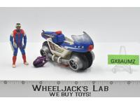 Bullet Motorcycle W/Ali Bombay 100% Complete 1987 M.A.S.K. Kenner Vintage