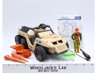 Desert Fox W/Skidmark 100% Complete 1988 GI Joe Vintage Action Figure Vehicle