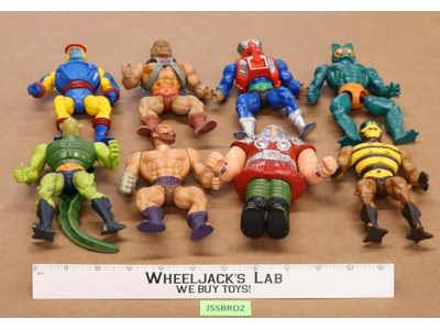 Lot of 8 He-Man Masters Of The Universe MOTU Vintage 1980's Mattel Figures