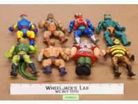 Lot of 8 He-Man Masters Of The Universe MOTU Vintage 1980's Mattel Figures
