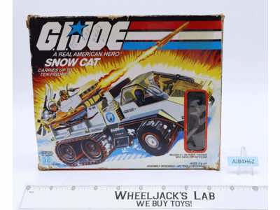 Snow Cat W/ Frostbite 100% Complete W/Box G.I. Joe 1985 Hasbro Vintage Vehicle