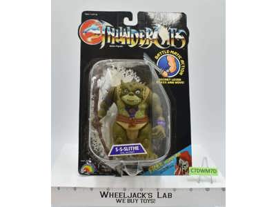 S-S-Slithe Evil Mutant Thundercats 1986 LJN Vintage Figure NEW MOSC SEALED