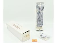 Blue White Striped Ensemble Princess Diana Wardrobe Collection NRFB Danbury Mint