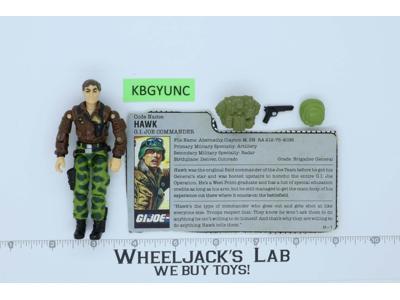 Hawk V2 100% Complete G.I. Joe 1986 Hasbro Vintage Action Figure
