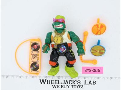 Rappin' Mike 100% Complete 1991 TMNT Teenage Mutant Ninja Turtle Playmates