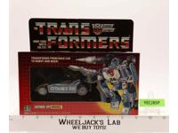 Mirage W/ NICE BOX & FIG 100% Complete Boxed 1985 Vintage Hasbro G1 Transformers
